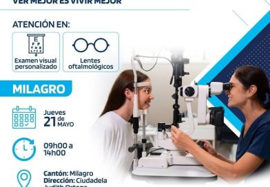 Brigada Oftalmológica Gratuita en Milagro.