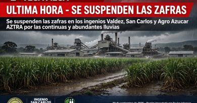 ¡SE SUSPENDEN LAS ZAFRAS EN LOS 3 INGENIOS MÁS GRANDES DEL PAÍS!