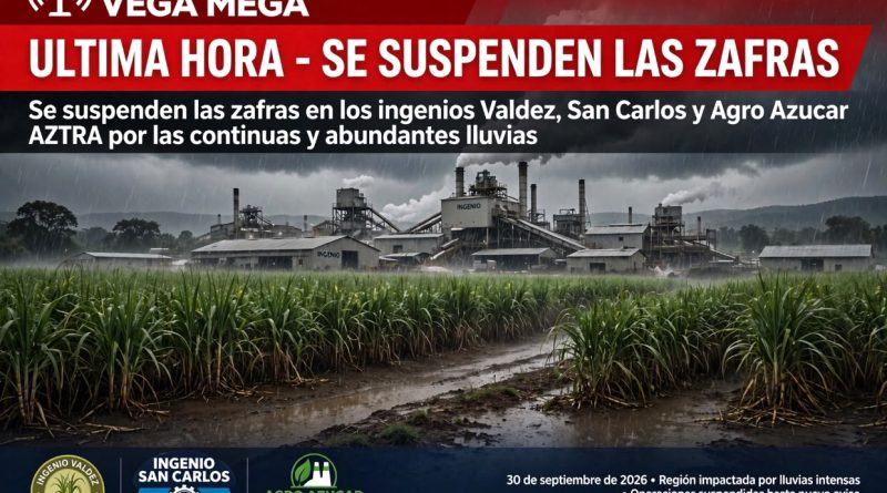 ¡SE SUSPENDEN LAS ZAFRAS EN LOS 3 INGENIOS MÁS GRANDES DEL PAÍS!
